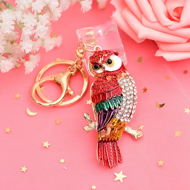 Брелок для ключей из страз 5D сделай сам модная женская сумка девушек брелок