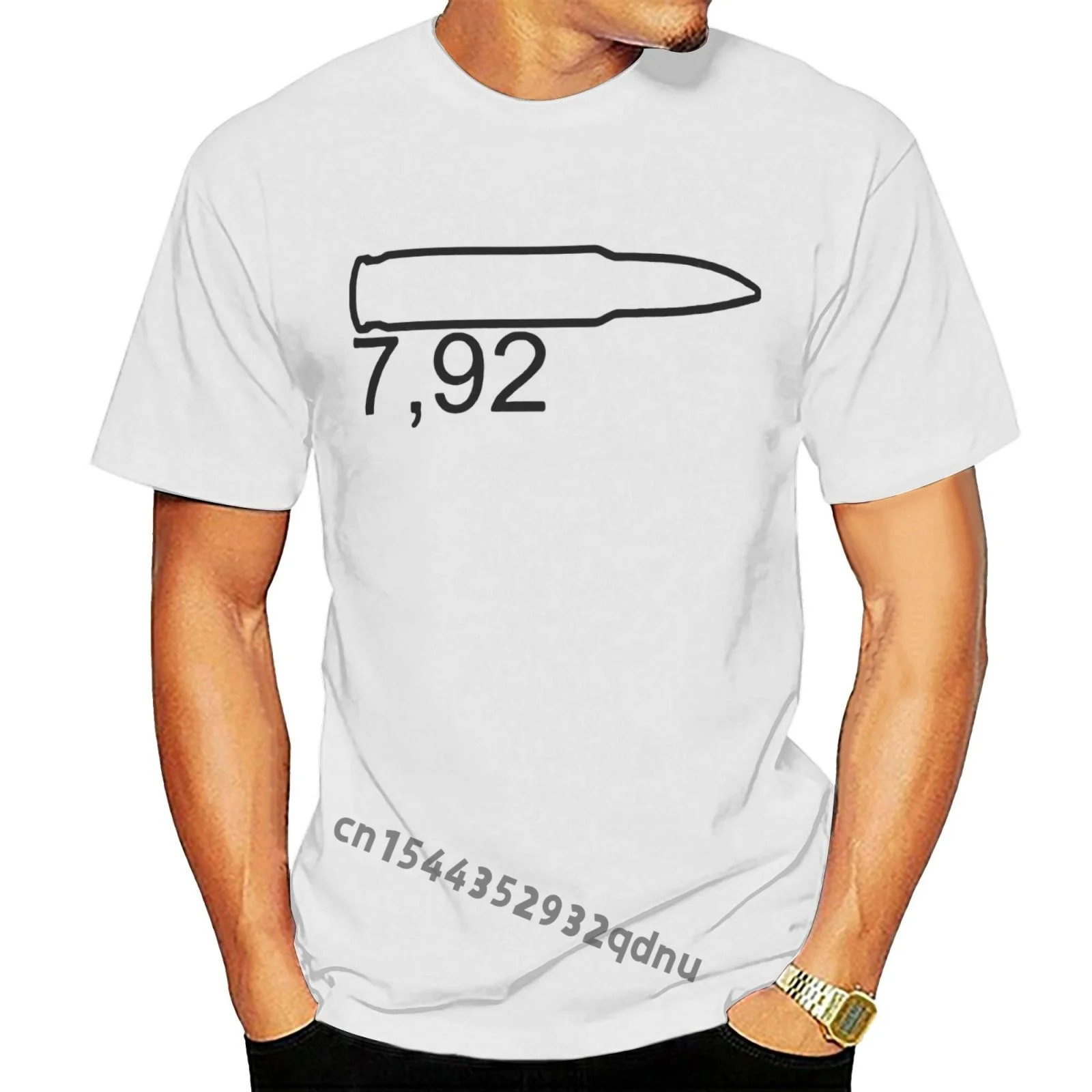 

White Kaliber Wh 792 Munition Short Sleeve T-Shirt S-6XL NEW