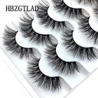 Новинка 25 пар пушистые ресницы 10-23 мм 3D норковые мягкие ресницы длинные густые натуральные накладные ресницы поставщики ресниц для макияжа норковые ресницы