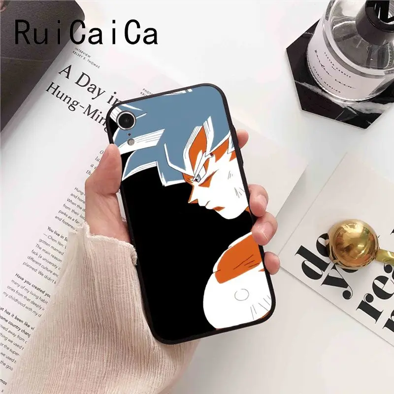 Ruicaica Dragon Ball Z Super DBZ Goku Модный чехол для телефона iPhone X XS MAX 6 6S 7 7plus 8 8Plus 5 5S XR |
