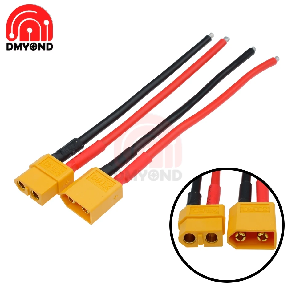 10 шт. 5 пар коннектор для аккумулятора цилиндрическая вилка с кремнием 14