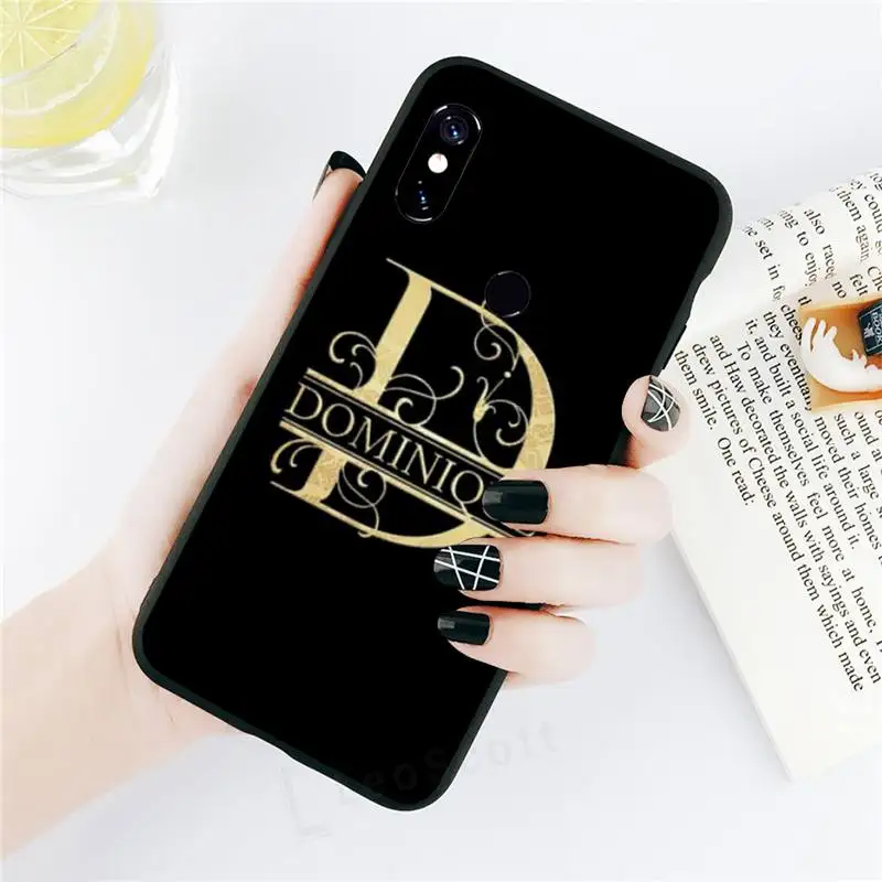 

Custom name Letter Monogram Phone Case For Xiaomi Redmi note 7 8 9 t k30 max3 9 s 10 pro lite