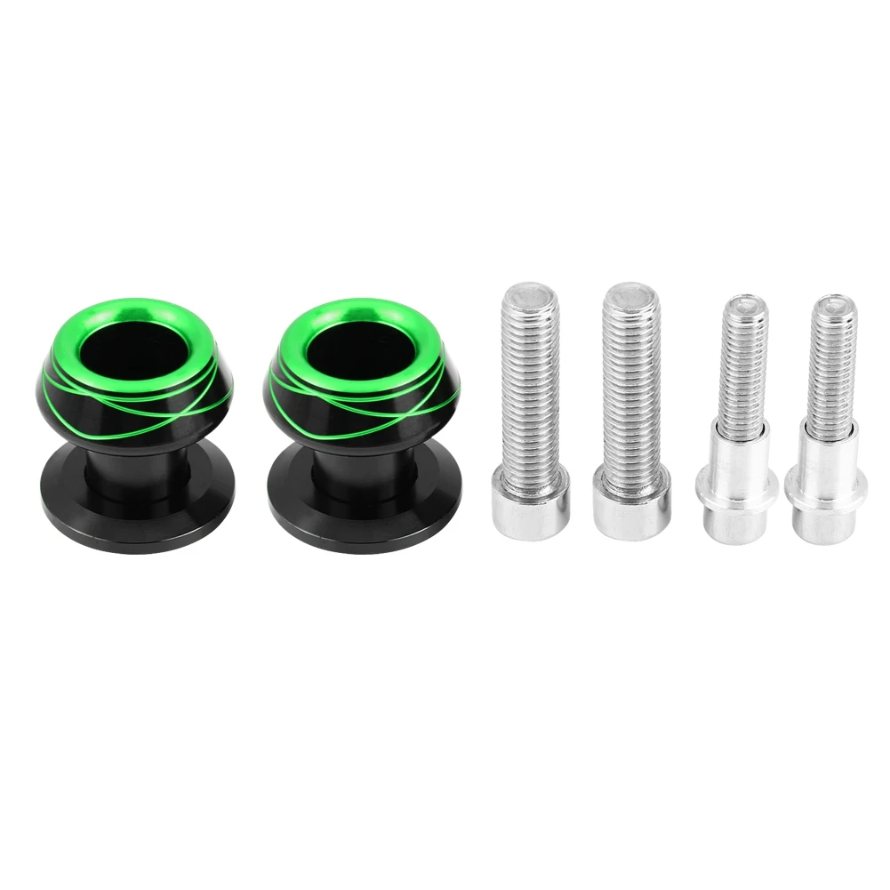 

CNC machined aluminum alloy Swingarm Swing Arm Spools Slider Screws for 8MM/10MM large displacement Motorcycle Universal