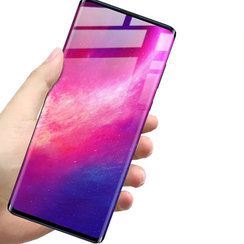 Изогнутое закаленное стекло с полным покрытием для Motorola Moto Edge защита экрана 9H