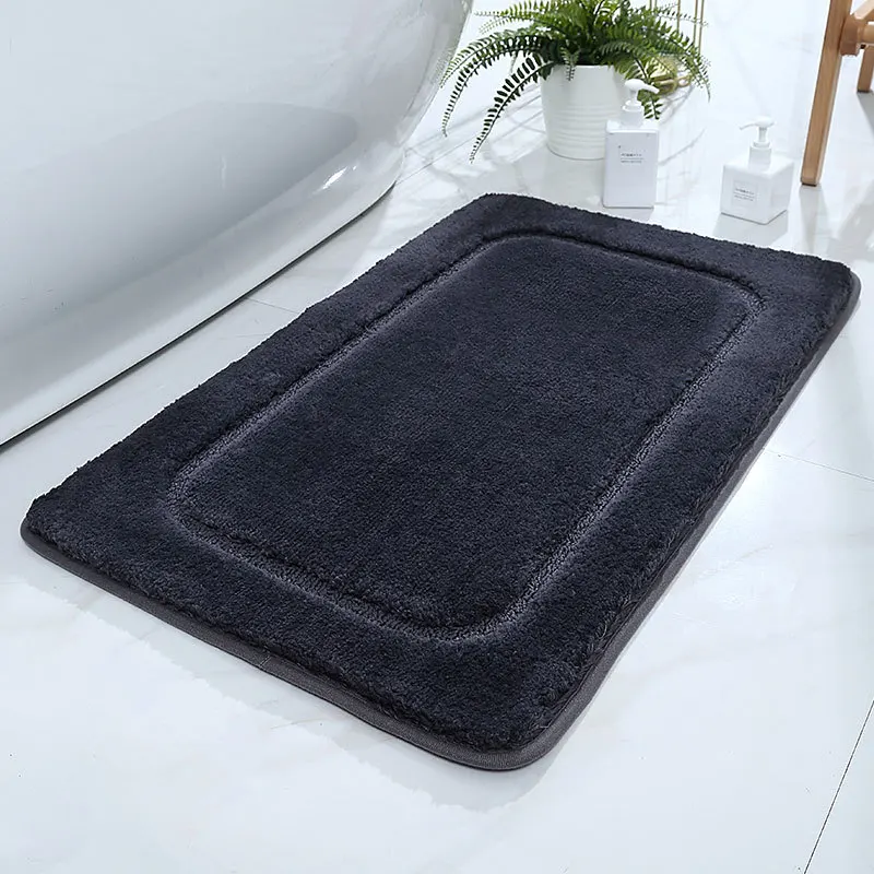 rectangle bath mat washable anti slip geometric bathroom carpets for toilet floor strong water absorption rug mats home decor free global shipping