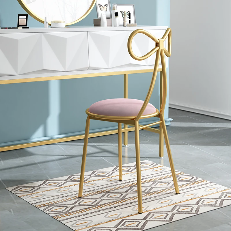 Скандинавский туалетный стул для макияжа современный минималистский столик