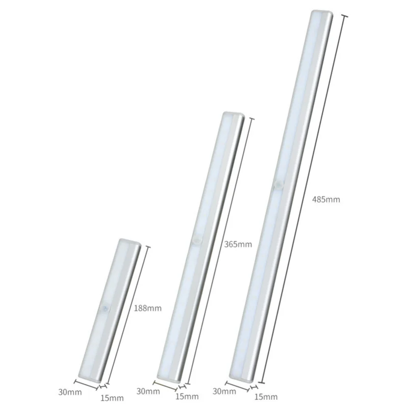 

LEDs PIR LED Motion Sensor Light Cupboard Wardrobe Bed Lamp LED Under Cabinet Night Light For Closet Stairs Kitchen