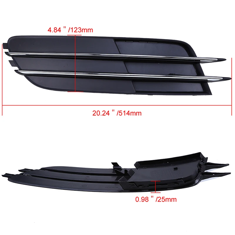 Передний бампер автомобиля POSSBAY нижняя решетка радиатора грили для Audi A6 C7 Sedan/Avant