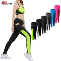 women running pants yoga capris leggings gym clothing fitness trousers tights sports jogging pant female quick drying sweatpant