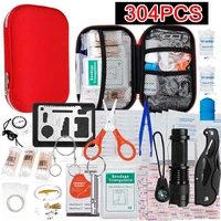 145261304 pcs first aid bag kit camping hiking car portable outdoor medical emergency kit treatment pack survival rescue box