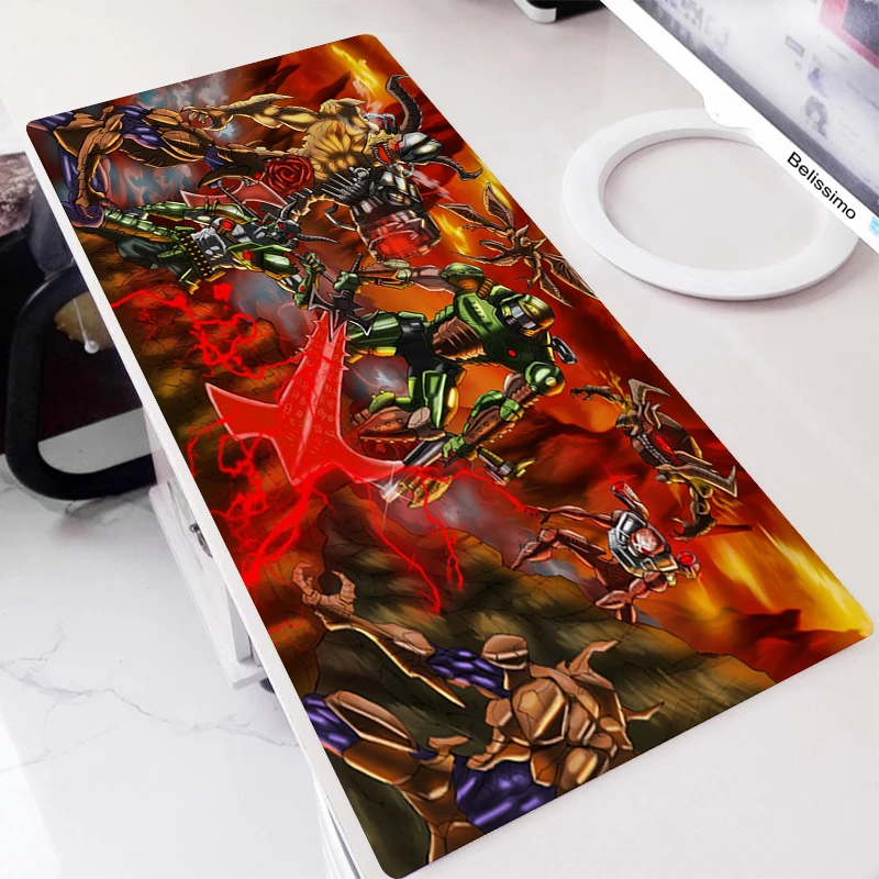 

Anime Gaming Mouse Pad DOOM Large Mause Pad Keyboard Gamer Rubber Gaming Accessories Notebook Desk Mat Computer Mousepad Mat LOL