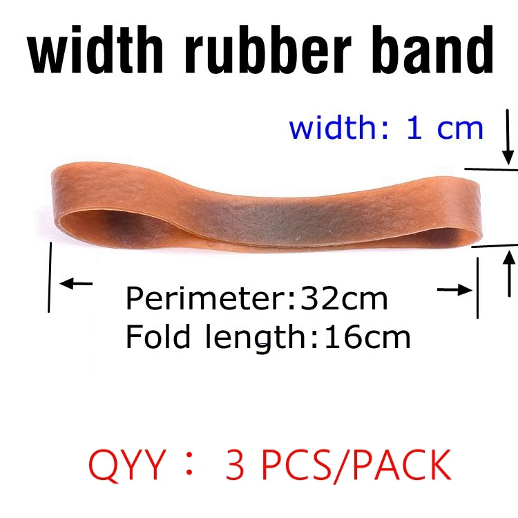 width 1cm 3pcs Резиновый растягивающийся по периметру 300x20 мм и длина складывания 160x10 мм размер натуральный ширина резиновый ремешок - Цвет: width 1cm 3pcs