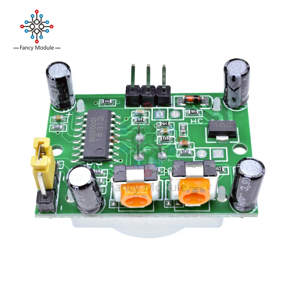 Модуль инфракрасного датчика HCSR501 SR501 для человека пироэлектрический