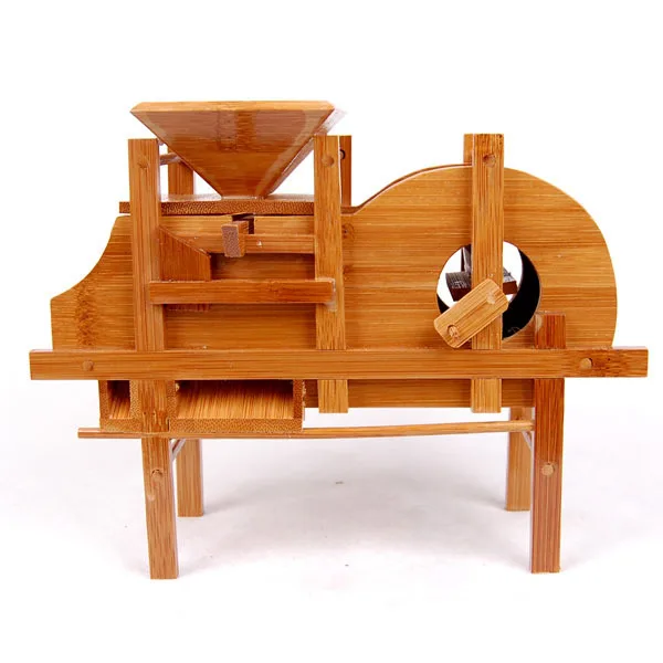 Rural valley fan Nostalgic bamboo and wood products windmill model furniture ornaments crafts table decoration home artwork | Дом и сад