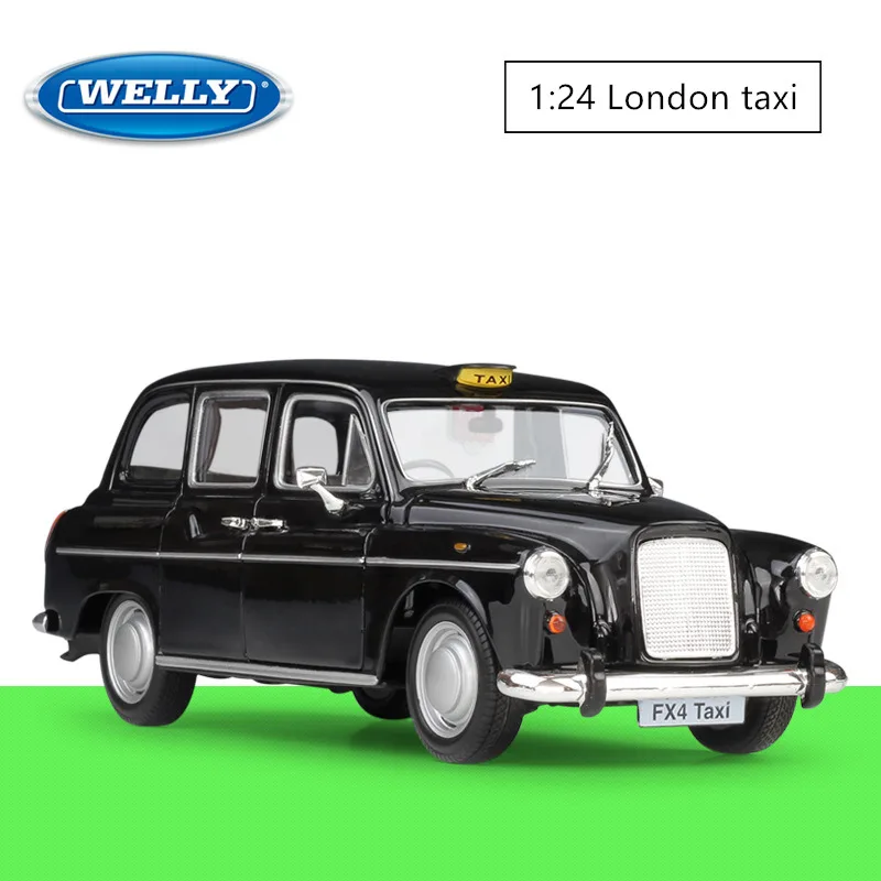 Модель автомобиля Welly 1:24 из сплава с имитацией лондонского такси декоративная