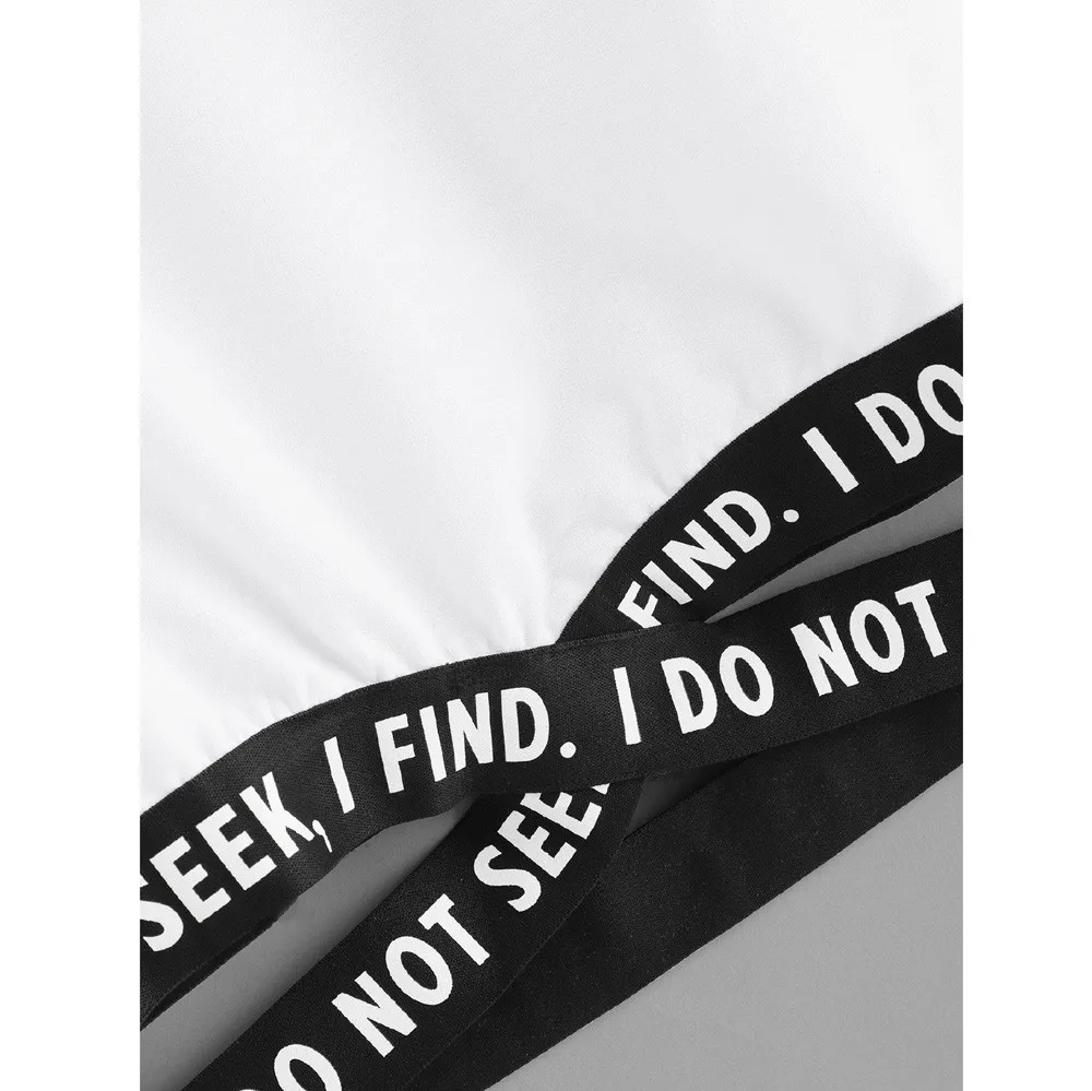 Women Sweatshirt Letters Printing Long Sleeve Short Pullover Hoodies Stitching Hoodies Jumper Casual Summer Sweatshirt