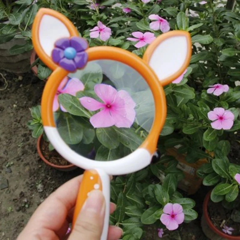 Baby Learning Toy Wood Cutely Magnifying Glass For Children Educational Exploring Ability Developing Girl Boy | Игрушки и хобби