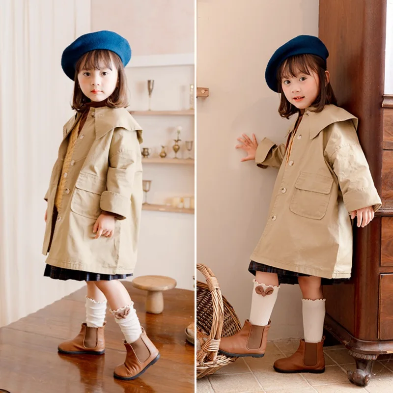 

Autumn Spring 1-8 Year Old Girls All-Size Candy Color Cartoon Decorative Tube Socks In Autumn SpringWinter