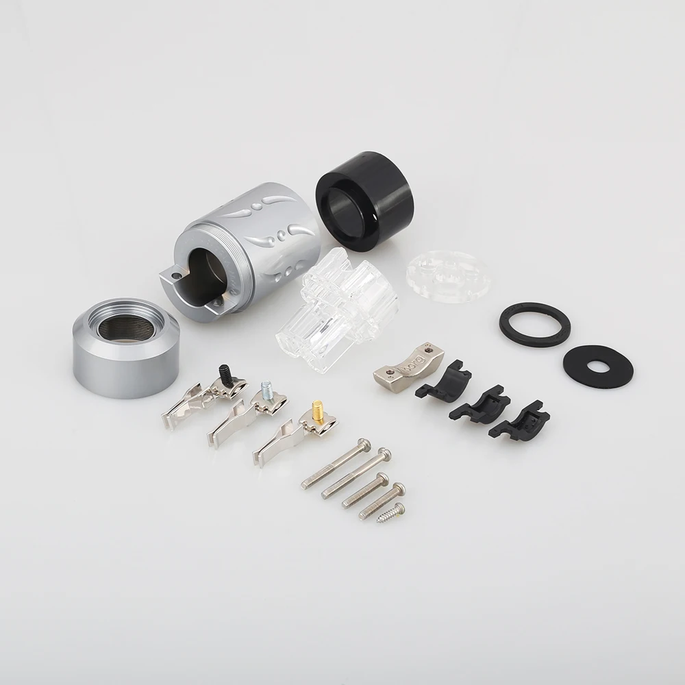 1 пара шнур питания из алюминиевого сплава с родиевым покрытием 20 мм|hole|hole plug |