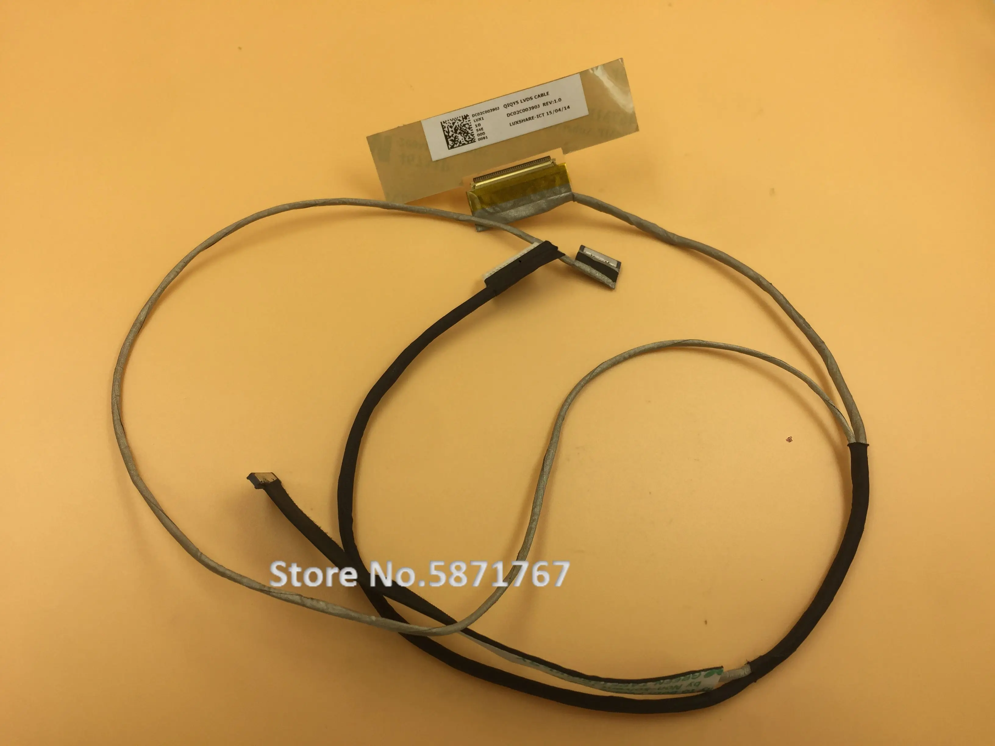 Гибкий кабель для ноутбука Lenovo ideapad Y400 Y400N GT650 GPU LCD QIQY5 DC02C00390J