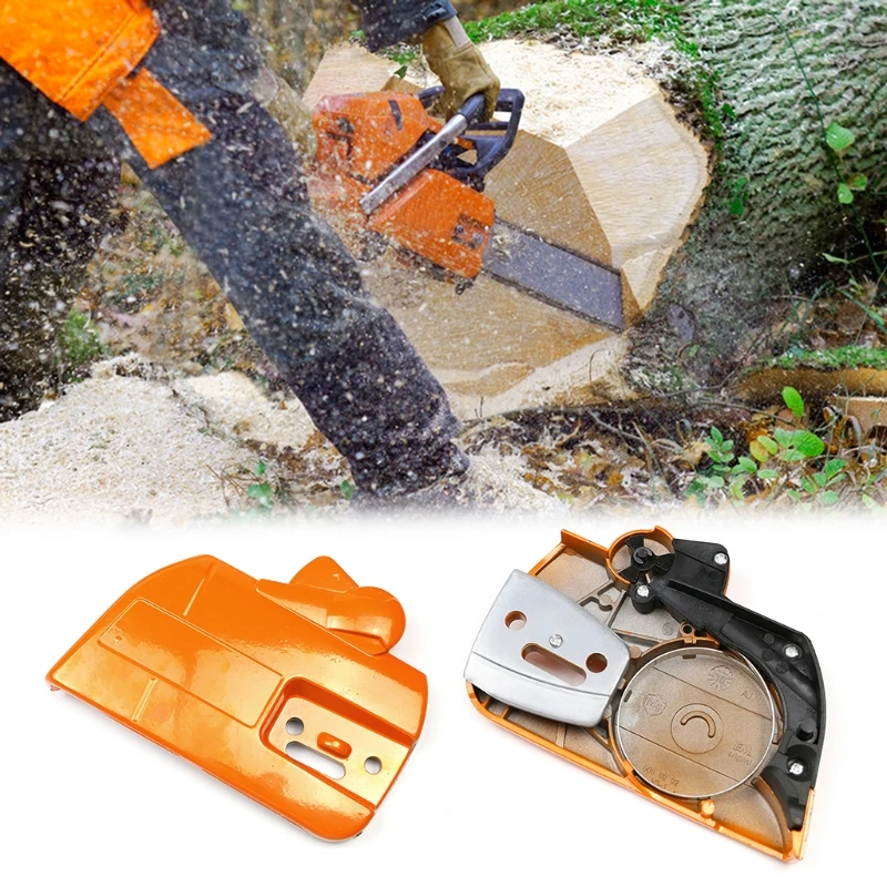

Chain Brake Clutch Side Cover Guard for 340 345 346 350 353 357 359 Chainsaw Replacement