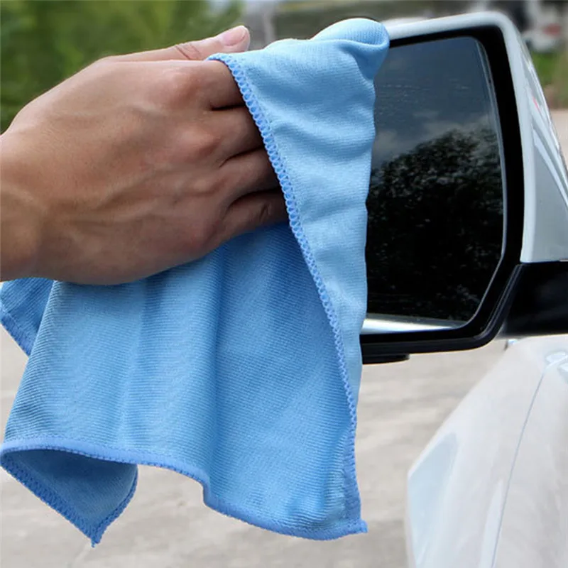 

1pc Car Cleaning Microfiber Glass Towel Cloth Towels Wash Window Polishing Absorbent Durable