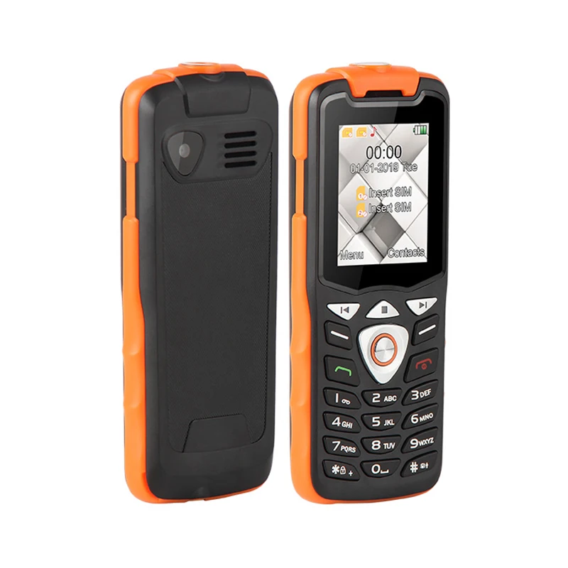 UNIWA W2026 2G GSM кнопочный Ключ сотовый телефон с функцией телефона светодиодный фонарик две sim-карты для пожилых детей мини-телефон разблокирован