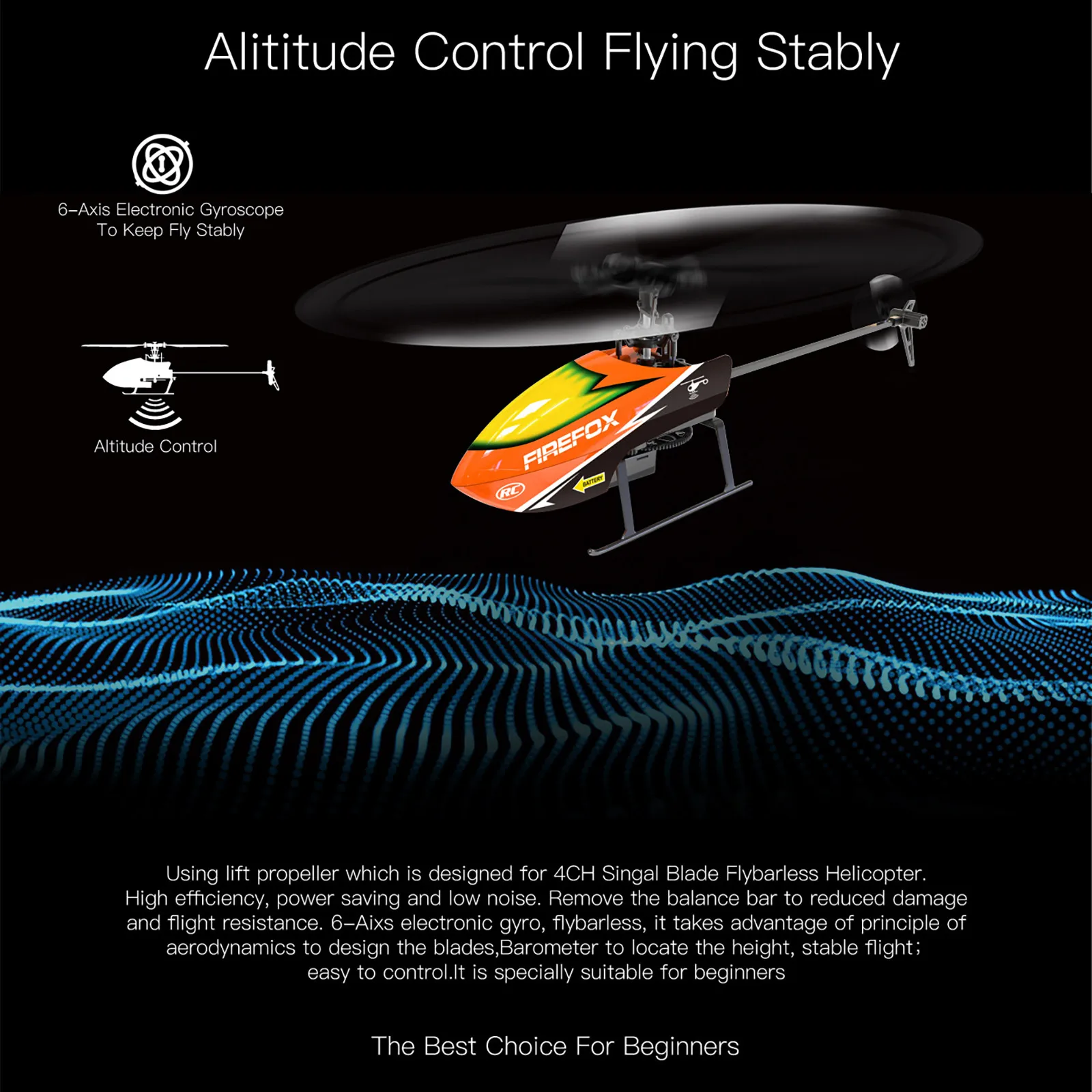 

RC Helicopter Remote-Controlled Drone C129 Four-Channel Single-Paddle Aileronless Remote Control Drones Kids Toys Childrens Gift