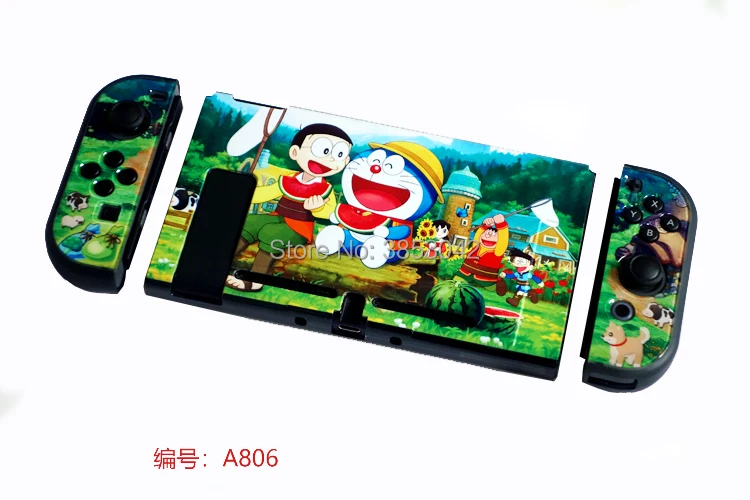 Жесткий защитный чехол-накладка для nintendo Switch NS и аксессуары Joy-Con - Цвет: A806