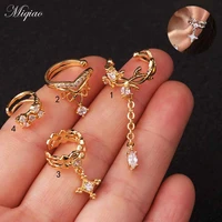 miqiao 2pcs explosive all match diamond ear clips without pierced ears exquisite jewelry
