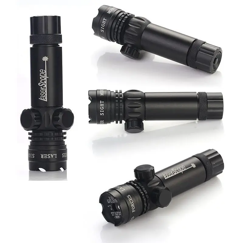 Тактический красный зеленый лазерный прицел с регулируемым креплением 20 мм