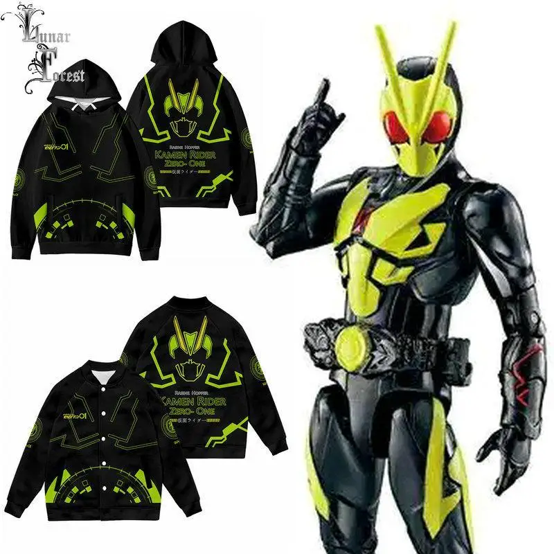Мужская/Женская Осенняя модная Толстовка Kamen Rider Zero-One с 3D принтом в японском стиле
