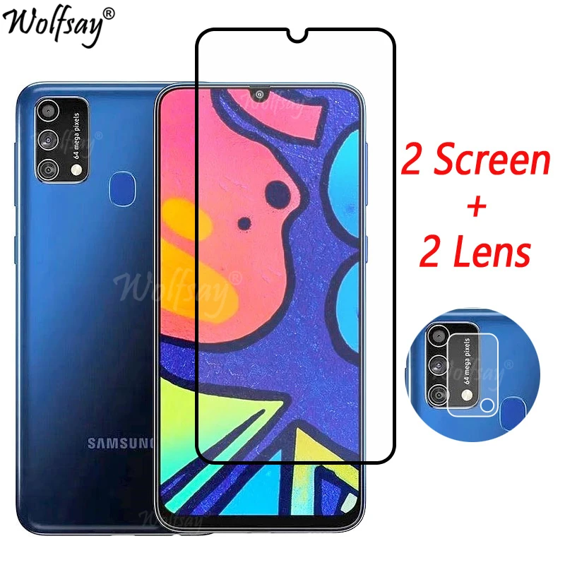 

Full Cover Tempered Glass For Samsung Galaxy M21S Screen Protector For Samsung M21S M31S M51 Camera Glass For Samsung M21S Glass