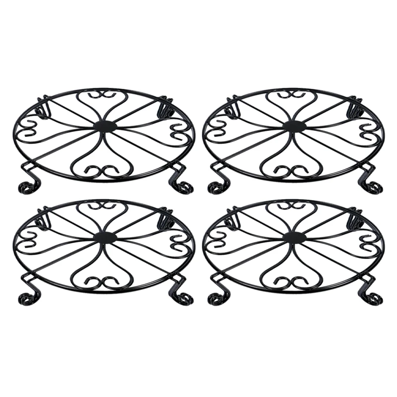 

2 Pcs Metal Octopus Flower Stand Floor Bonsai Stand Living Room Indoor Balcony Desktop Green Plant Flower Pot Stand