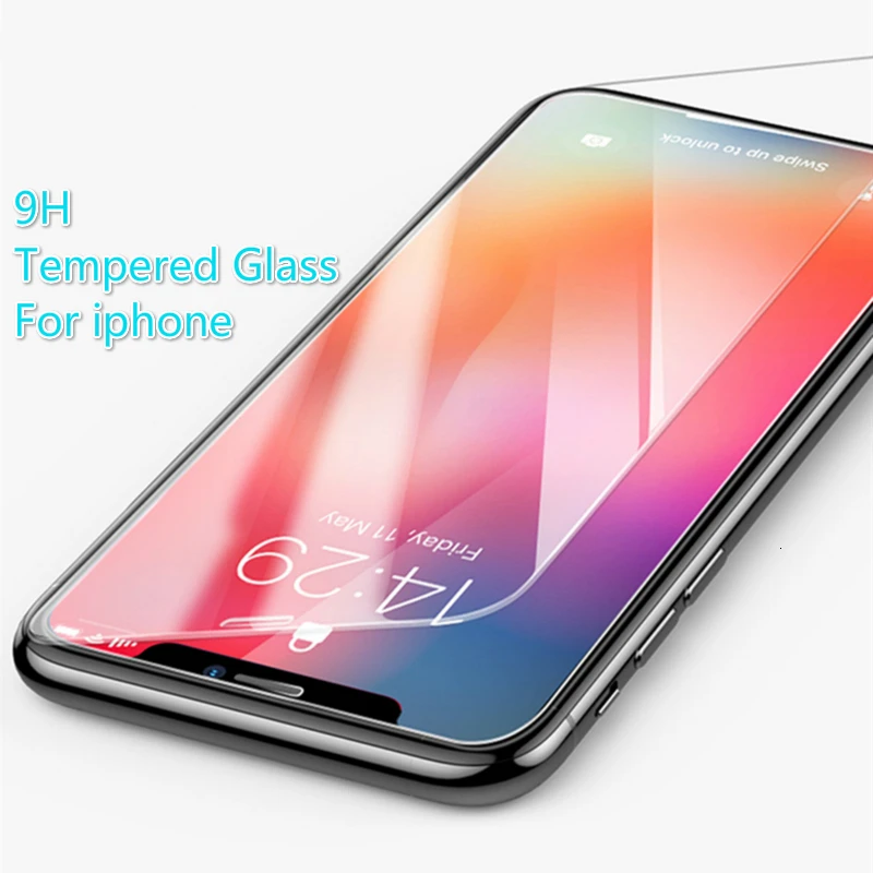 Защитное стекло для Iphone 6 7 Plus 5 5s Se 6s 8 11 XS Max XR X экрана на 6S 8|Защитные стёкла и плёнки