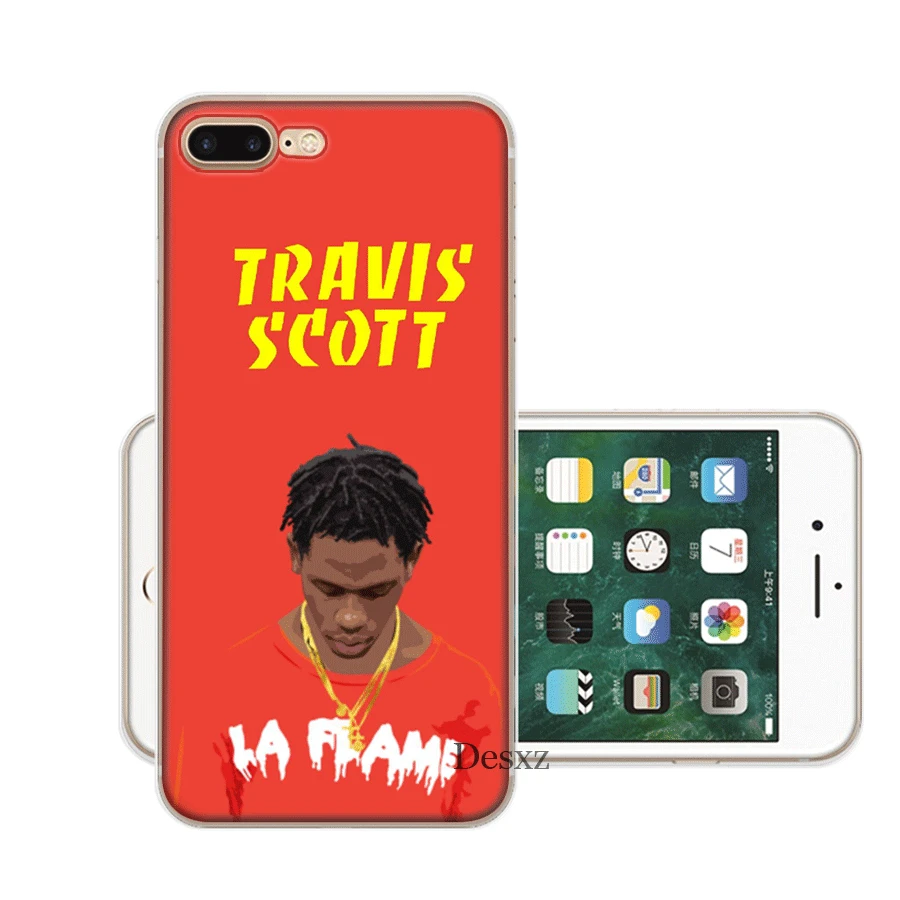 12 Мобильный чехол для телефона Iphone X XS Max XR 6 6S 7 8 Plus 5 5S SE жесткий чехол Трэвиса Скотта хип-хоп - Цвет: 12