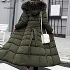 Новинка стильное Трендовое пальто женская зимняя куртка теплое пальто с хлопковой подкладкой женские длинные пальто парка Женская куртка