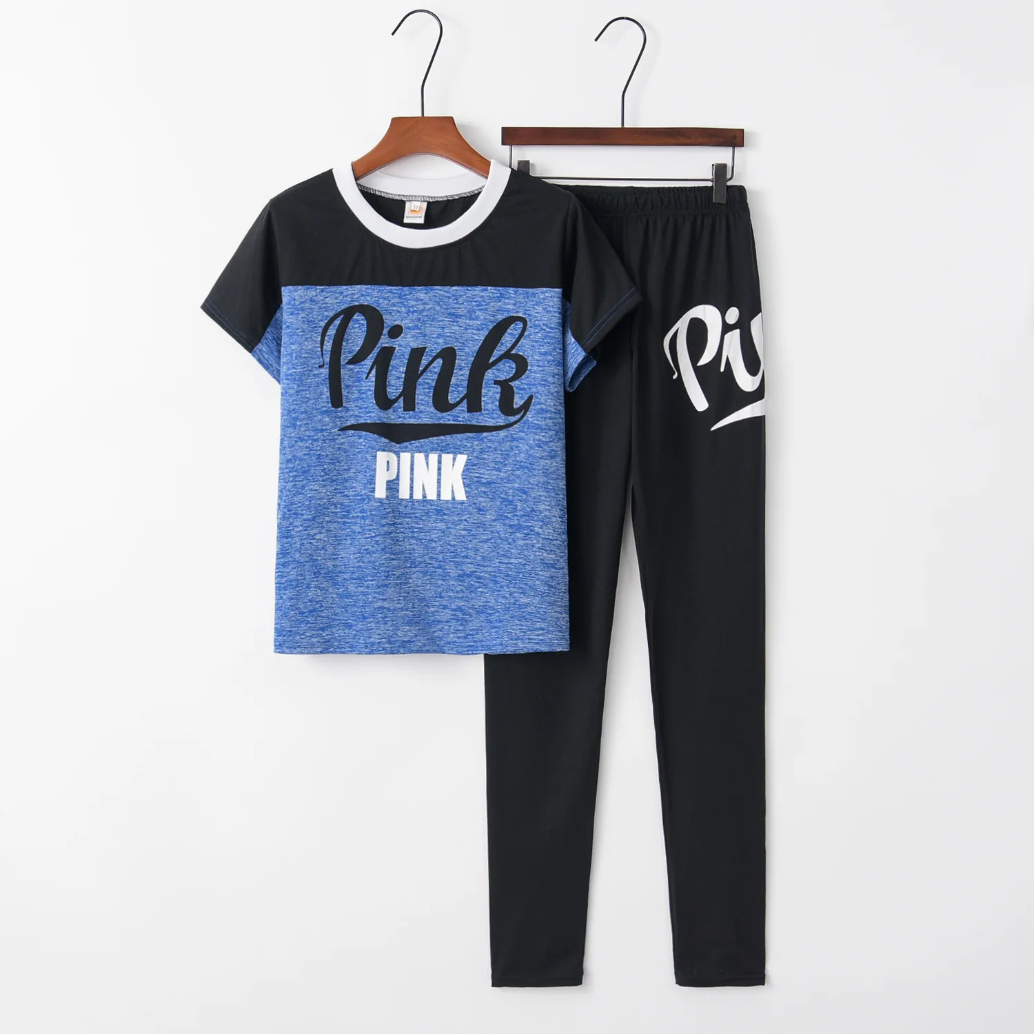 Новинка 2020 Модный женский костюм розового цвета с принтом хит продаж стильный