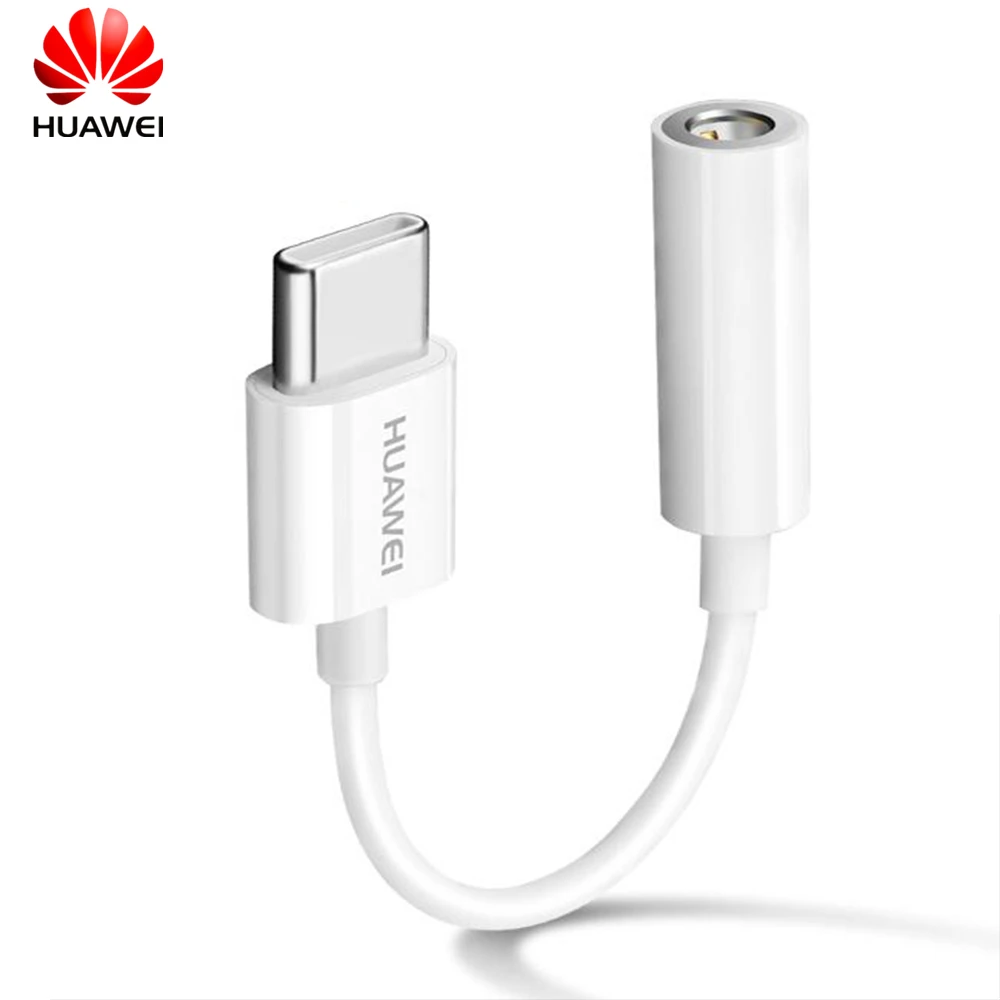 Аудиокабель HUAWEI с разъемом типа C 3 5 кабель для наушников USB на мм адаптер Huawei P10 P20