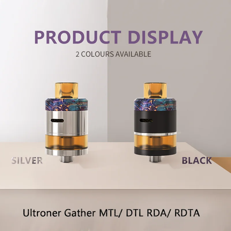 G taste Ultroner собирает MTL/ DTL RDA/ RDTA 22 мм бак для вейпа 2 0 мл емкость бака с 510 нитями