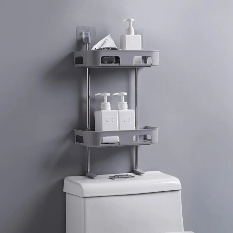 Многофункциональная полка для унитаза многослойная подвешивания ванной комнаты