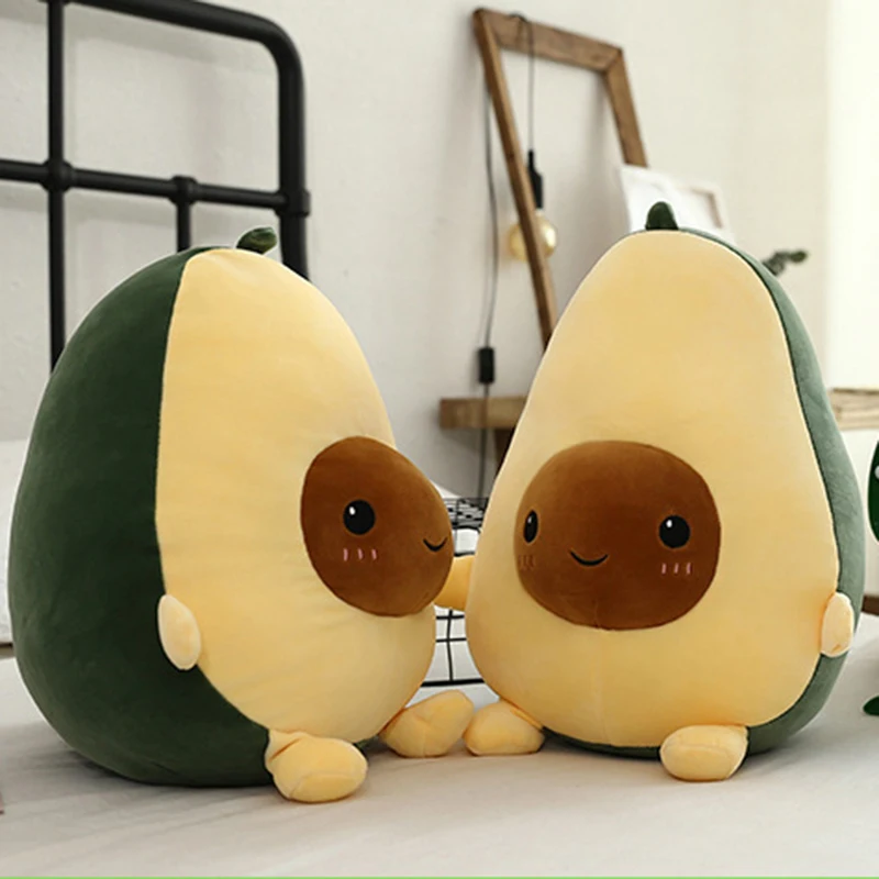 25-60 см милая плюшевая игрушка авокадо kawaii фруктовая Подушка растительная кукла мягкая игрушка Украшение Подушка подарок на день рождения ребенок дети ребенок