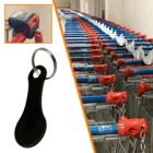 2 шт. кольцо для ключей, брелок из металлического алюминиевого сплава, черная корзина для покупок, аксессуары для декора, аксессуары для ключей, L3