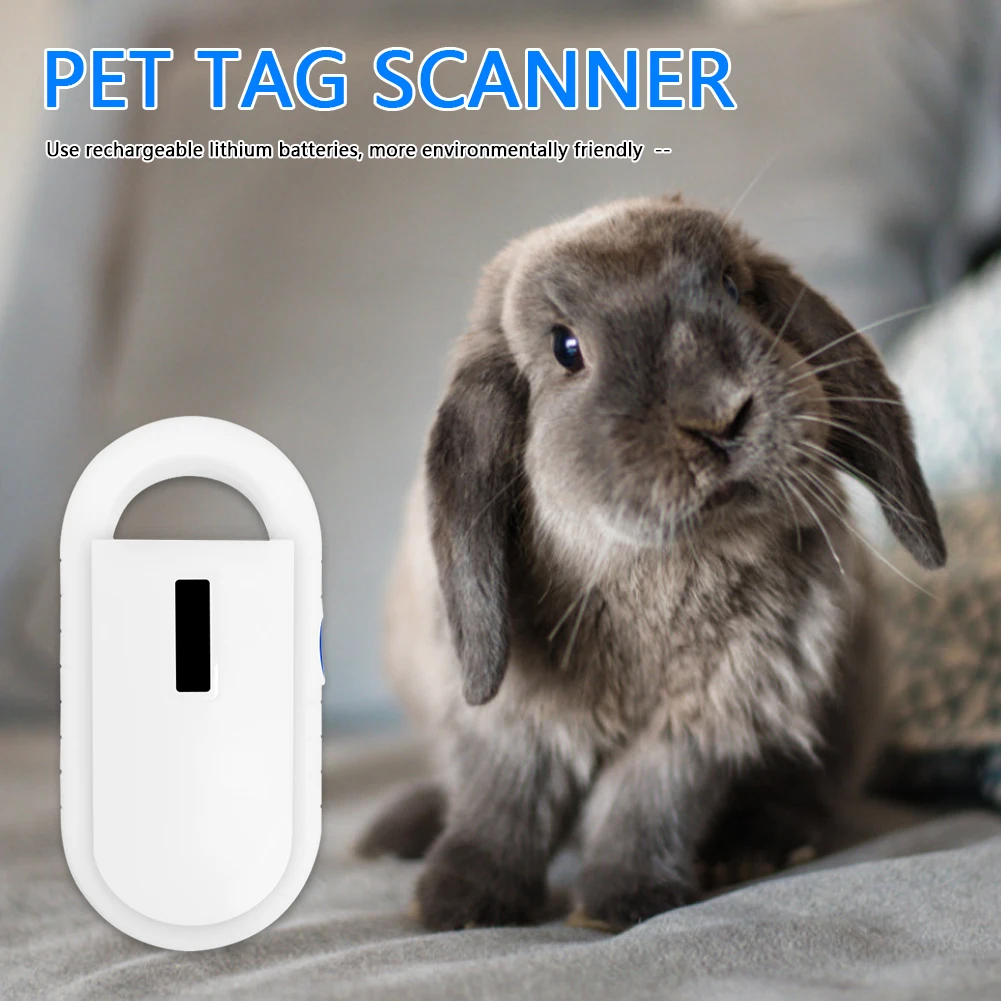 

Handheld Digital Pet ID Chip Scanner Rechargeable Animal Microchip RFID Reader Pet ID Reader Animal Chip Scanner