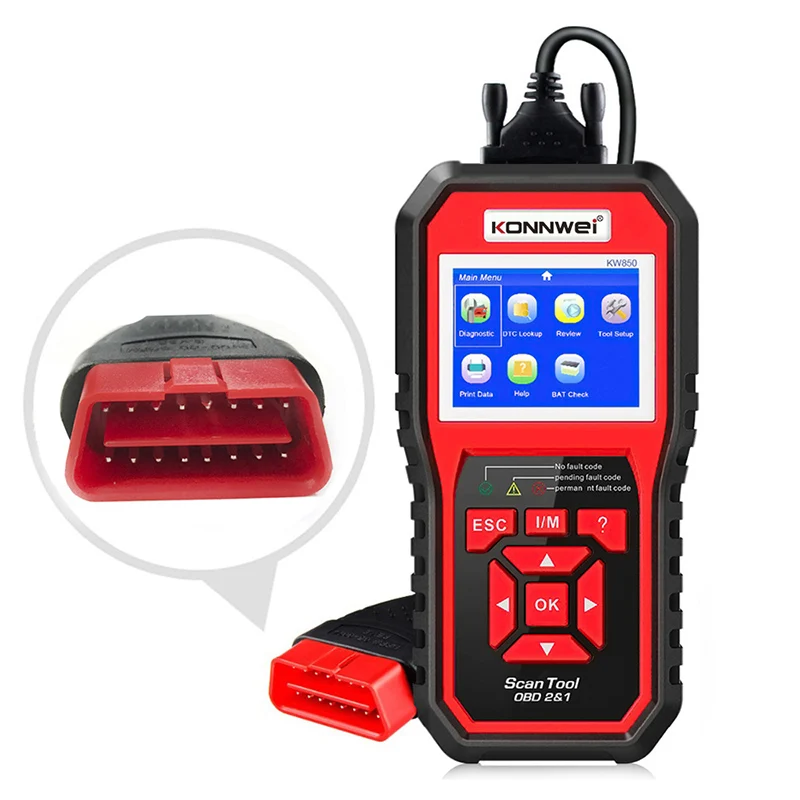 KONNWEI KW850 тестер батареи Автомобильный диагностический универсальный OBD