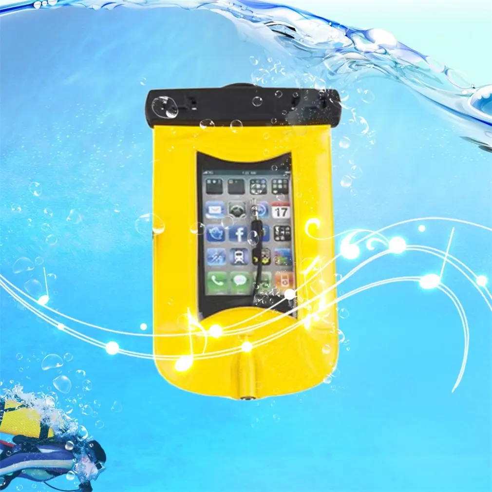 Новое поступление музыка в воде водонепроницаемый чехол для телефона сумка