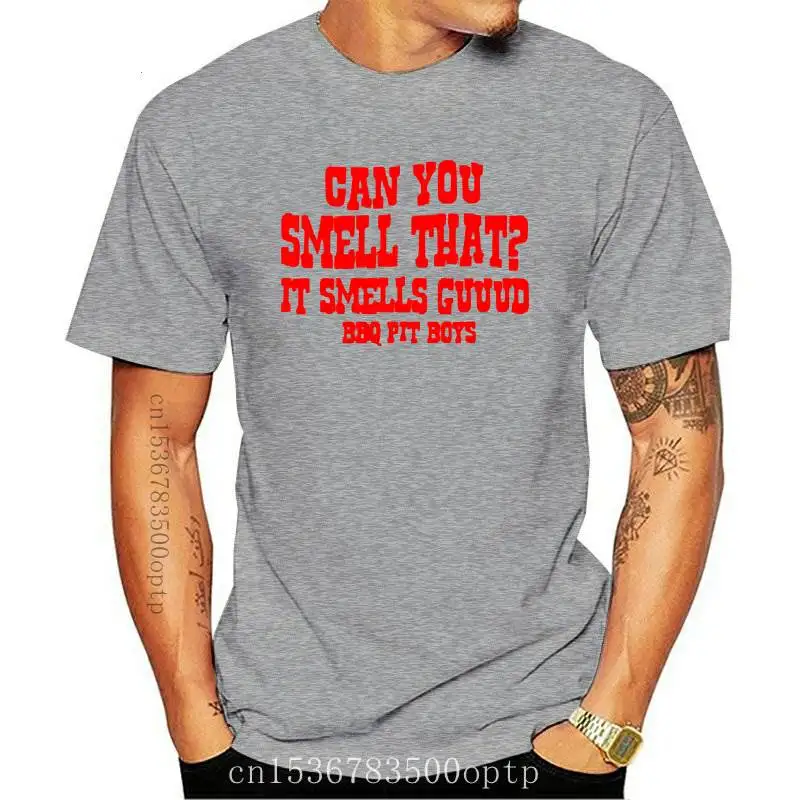 

New Free shipping 2021 BBQ Pit Boys Smells Guuud Men T-Shirt Cartoon tee shirt homme high quality top tees