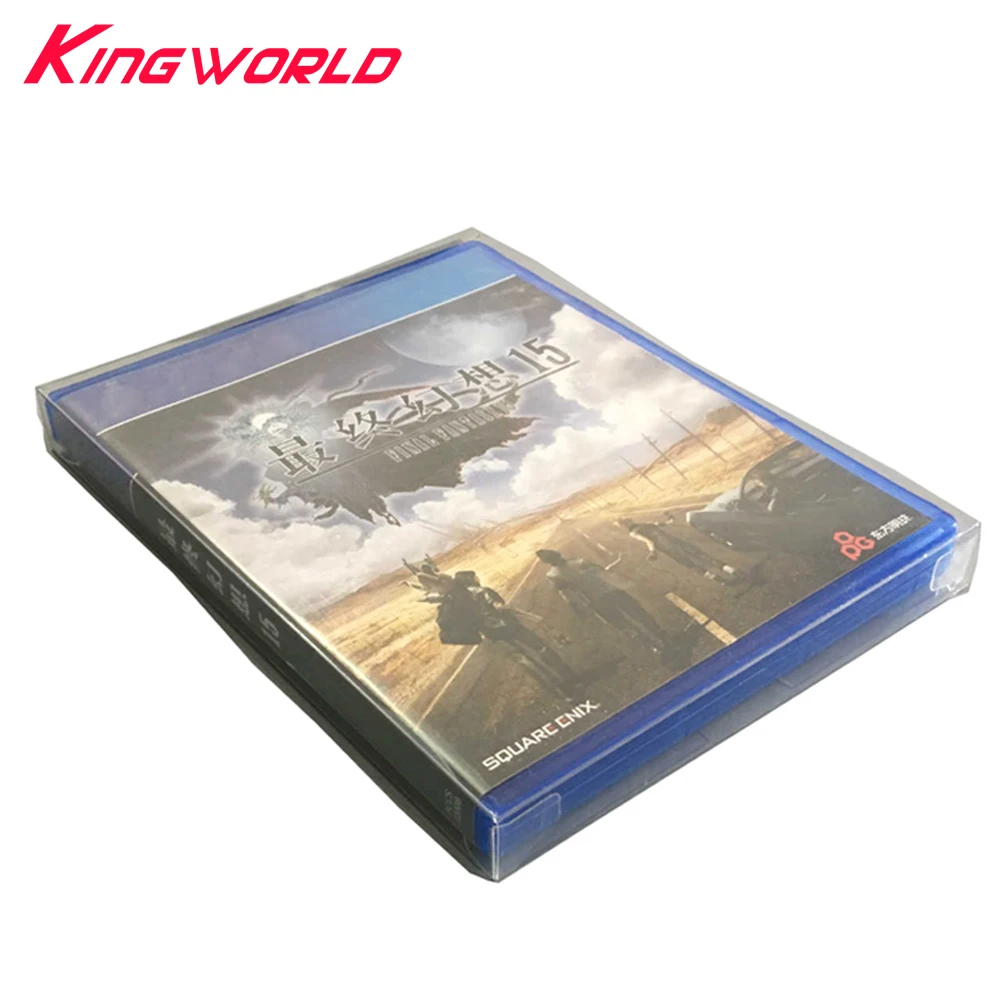 

100 шт прозрачный дисплей коробка для Playstation PS4 игра Карта Коллекция чехол для хранения ПЭТ защитная коробка
