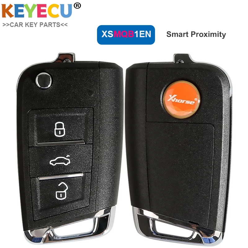 Ключ дистанционного управления KEYECU XHORSE XSMQB1EN MQB умный Бесконтактный