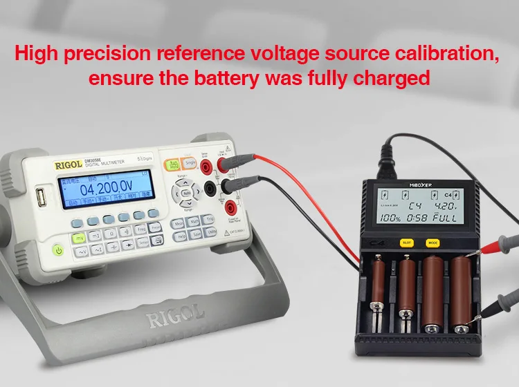 Miboxer C4 VC4 lcd Смарт зарядное устройство для литий-ионных/IMR/INR/ICR/LiFePO4 18650 14500 26650 AA 3,7 1,2 V 1,5 V батареи D4